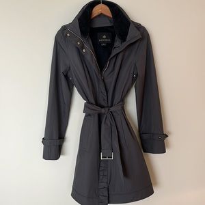 Trench with Warm zip out Lining size small
